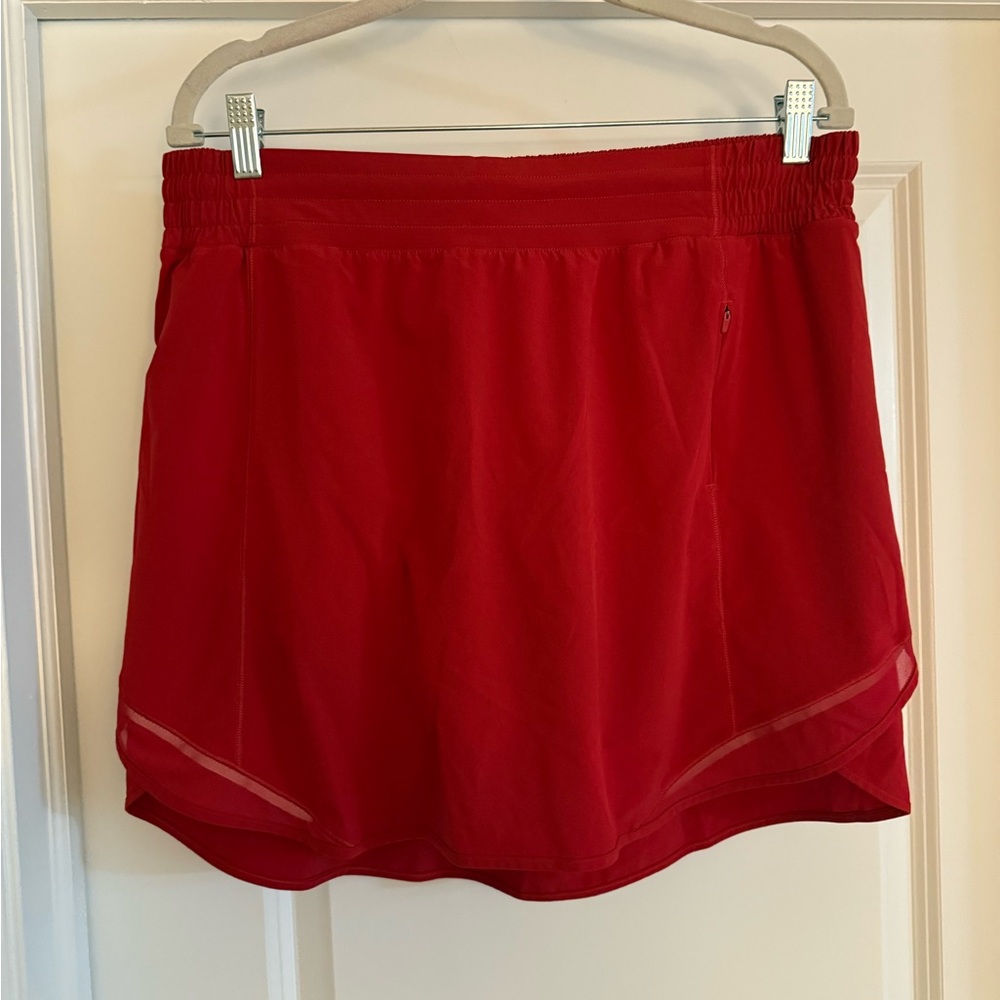 lululemon athletica Red Athletic Skirt